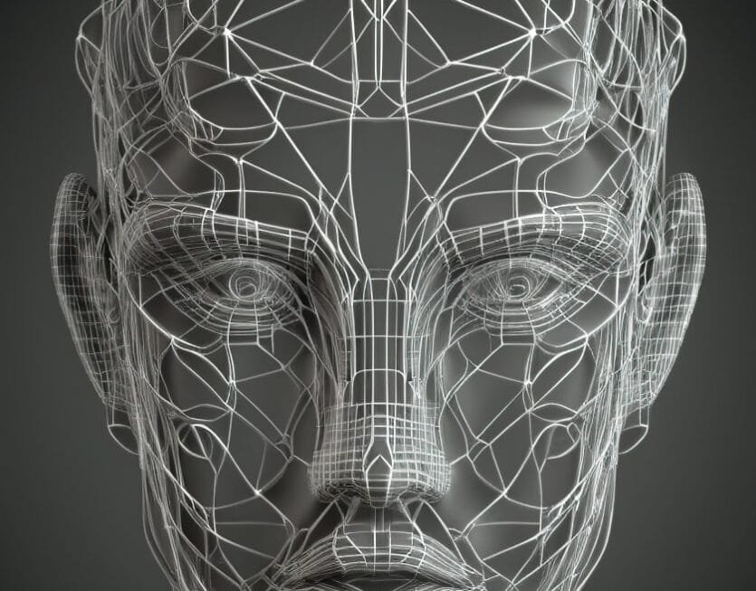 ai-generated-illustration-head-constructing-from-cubes-triangles-artificial-intelligence 1-min